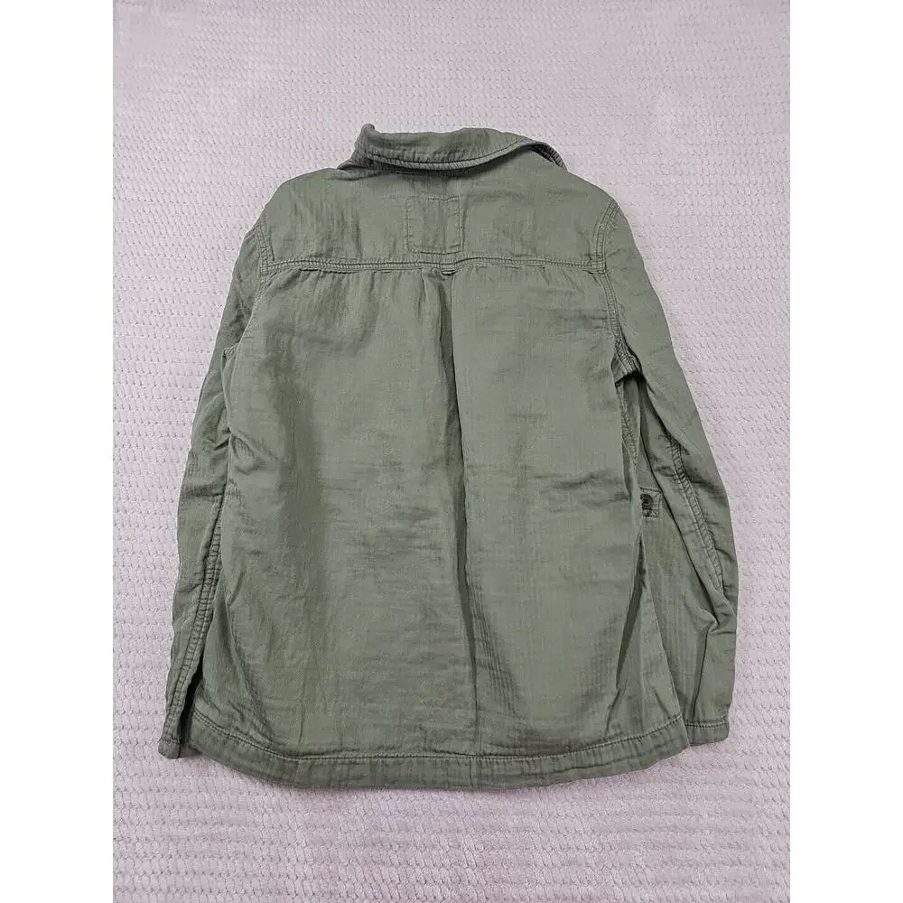 American Eagle Shirt Womens Medium Green Button Front Outdoor Hiking Gorpcore - Picture 6 of 7